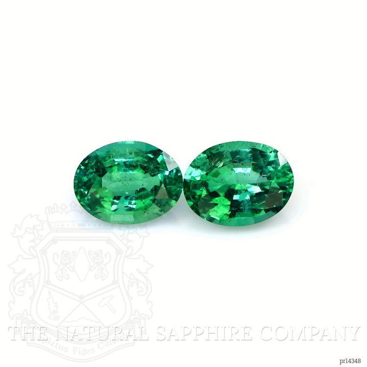 3.26 Ct.Tw. Emerald Pair from Zambia