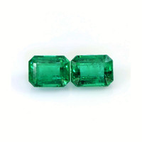 3.42&nbsp;Ct.Tw.Total Carat Weight Emerald Pair from Zambia Video