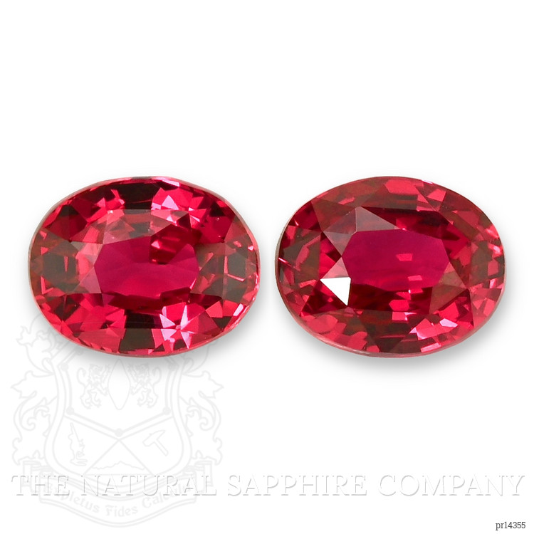 2.02 Ct.Tw. Ruby Pair from Burma (Myanmar)