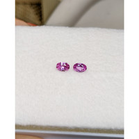 0.92&nbsp;Ct.Tw.Total Carat Weight Purplish Pink Sapphire Pair from Ceylon (Sri Lanka) Life Style