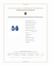 1.68 Ct.Tw.Total Carat Weight Blue Sapphire Pair from Ceylon (Sri Lanka) Scan Report