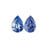 1.68&nbsp;Ct.Tw.Total Carat Weight Blue Sapphire Pair from Ceylon (Sri Lanka) Video