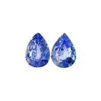 1.63 Ct.Tw.Total Carat Weight Blue Sapphire Pair from Ceylon (Sri Lanka) Video