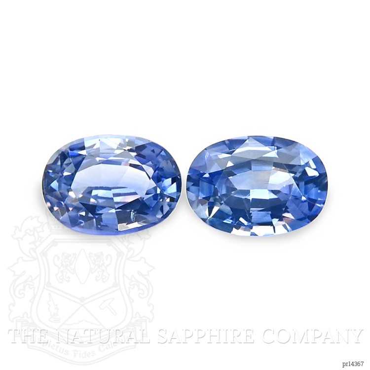 1.87 Ct.Tw. Blue Sapphire Pair from Ceylon (Sri Lanka)