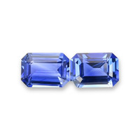 2.18&nbsp;Ct.Tw.Total Carat Weight Blue Sapphire Pair from Ceylon (Sri Lanka) Video