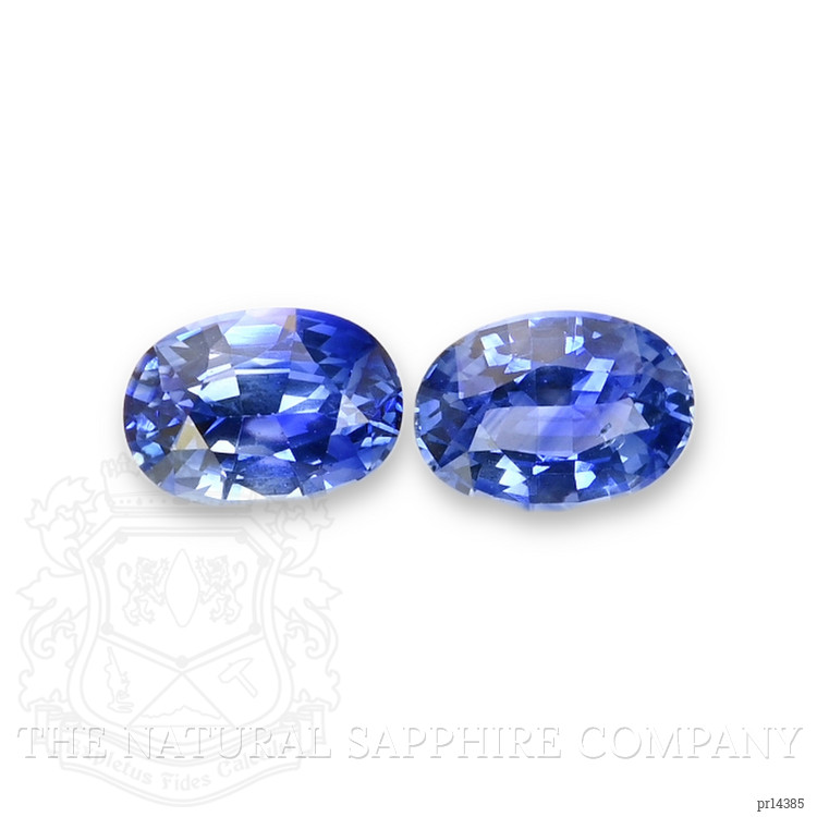 1.95 Ct.Tw. Blue Sapphire Pair from Ceylon (Sri Lanka)