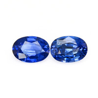 1.88&nbsp;Ct.Tw.Total Carat Weight Blue Sapphire Pair from Madagascar Video