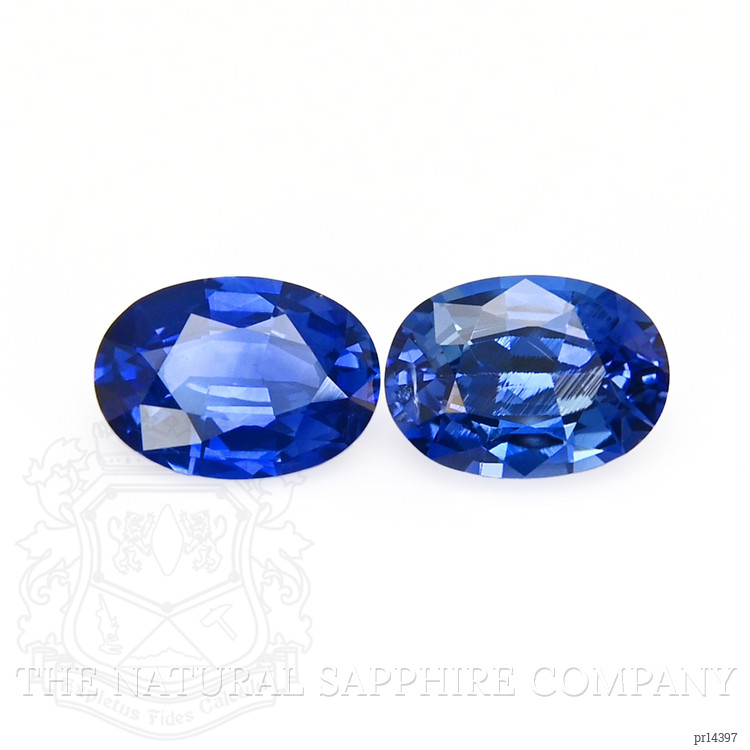 1.88 Ct.Tw. Blue Sapphire Pair from Madagascar