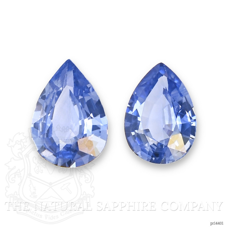 1.64 Ct.Tw. Blue Sapphire Pair from Ceylon (Sri Lanka)