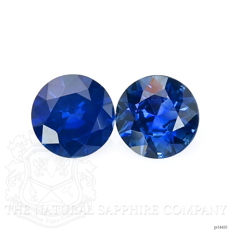 1.59 Ct.Tw. Blue Sapphire Pair from Ceylon (Sri Lanka)