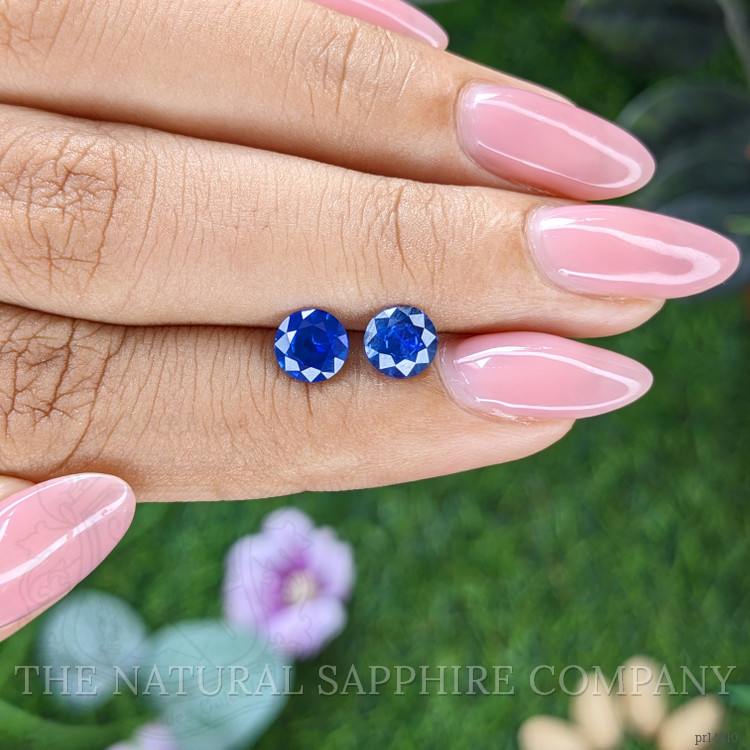 1.59 Ct.Tw. Blue Sapphire Pair from Ceylon (Sri Lanka)
