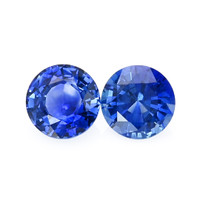 2.69&nbsp;Ct.Tw.Total Carat Weight Blue Sapphire Pair from Ceylon (Sri Lanka) Video