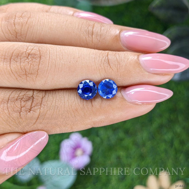 2.69 Ct.Tw. Blue Sapphire Pair from Ceylon (Sri Lanka)