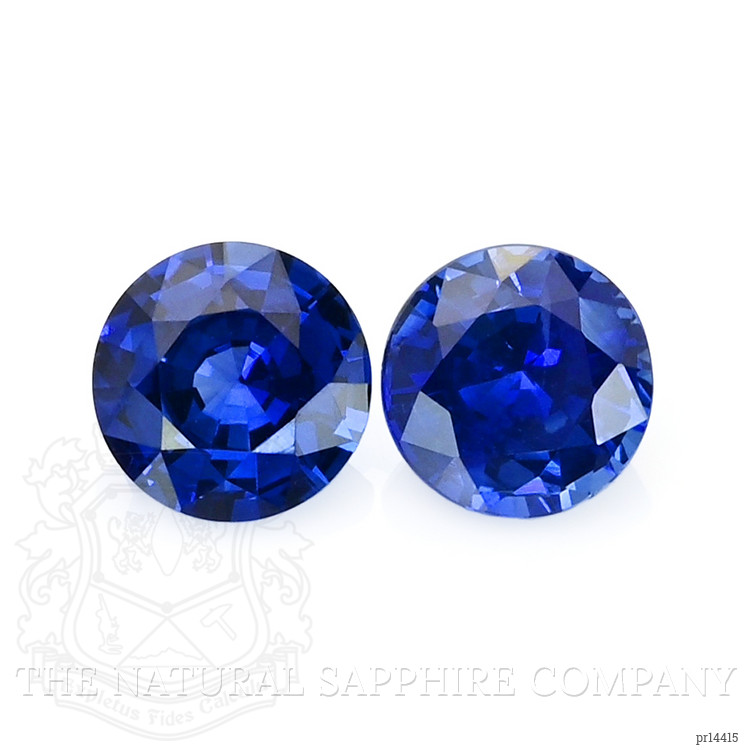1.94 Ct.Tw. Blue Sapphire Pair from Ceylon (Sri Lanka)