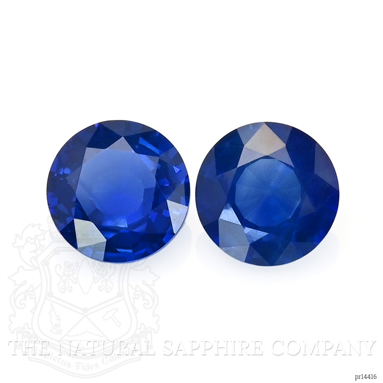 1.98 Ct.Tw. Blue Sapphire Pair from Ceylon (Sri Lanka)