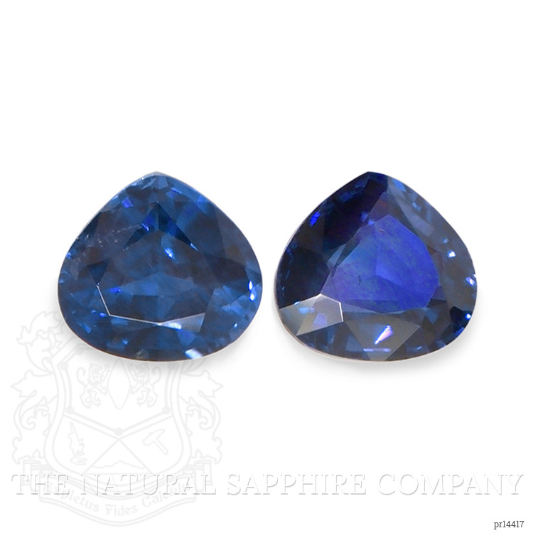 0.97 Ct.Tw. Blue Sapphire Pair from Ceylon (Sri Lanka)