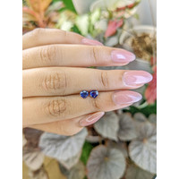 0.97&nbsp;Ct.Tw.Total Carat Weight Blue Sapphire Pair from Ceylon (Sri Lanka) Life Style