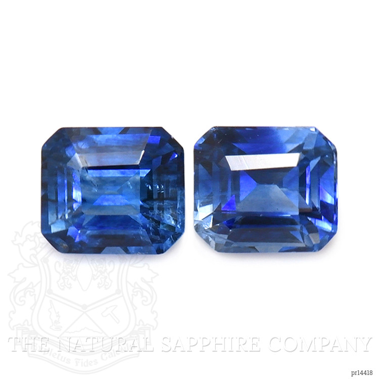 1.47 Ct.Tw. Blue Sapphire Pair from Ceylon (Sri Lanka)