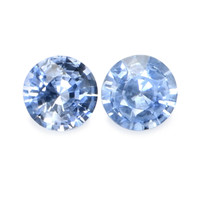 1.84&nbsp;Ct.Tw.Total Carat Weight Blue Sapphire Pair from Ceylon (Sri Lanka) Video