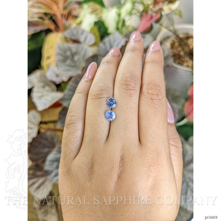 1.84 Ct.Tw. Blue Sapphire Pair from Ceylon (Sri Lanka)
