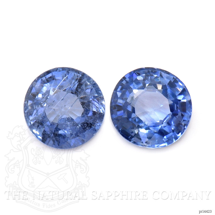 2.26 Ct.Tw. Blue Sapphire Pair from Ceylon (Sri Lanka)