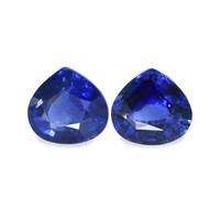 1.87&nbsp;Ct.Tw.Total Carat Weight Blue Sapphire Pair from Ceylon (Sri Lanka) Video