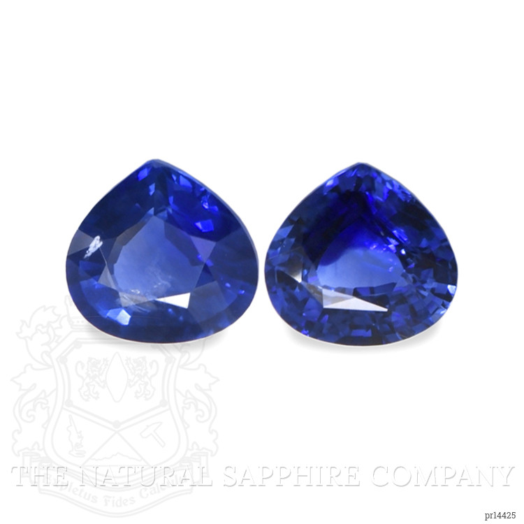1.87 Ct.Tw. Blue Sapphire Pair from Ceylon (Sri Lanka)