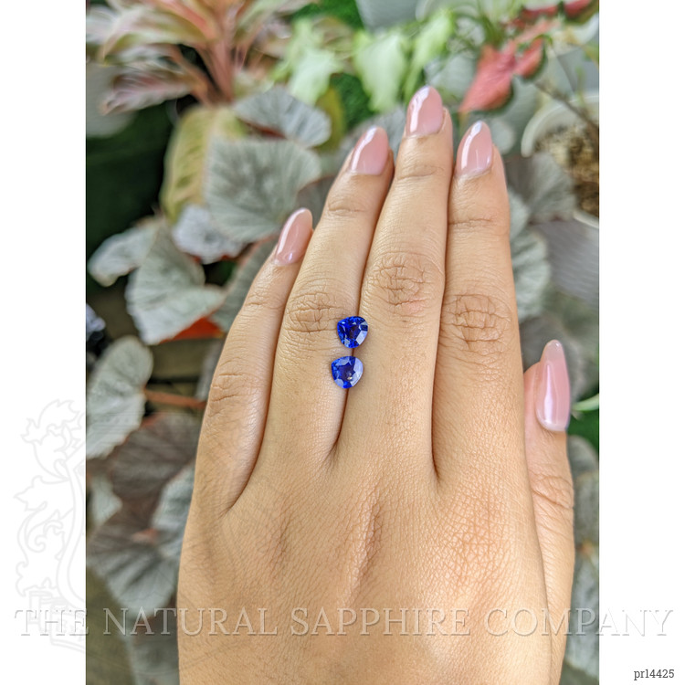 1.87 Ct.Tw. Blue Sapphire Pair from Ceylon (Sri Lanka)