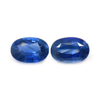 2.78&nbsp;Ct.Tw.Total Carat Weight Blue Sapphire Pair from Ceylon (Sri Lanka) Video