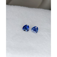 1.36&nbsp;Ct.Tw.Total Carat Weight Blue Sapphire Pair from Ceylon (Sri Lanka) Life Style
