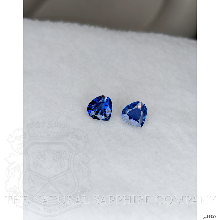 1.36 Ct.Tw. Blue Sapphire Pair from Ceylon (Sri Lanka)