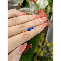 1.36&nbsp;Ct.Tw.Total Carat Weight Blue Sapphire Pair from Ceylon (Sri Lanka) Life Style