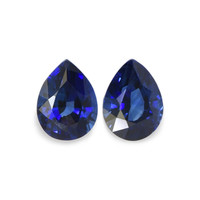 1.18&nbsp;Ct.Tw.Total Carat Weight Blue Sapphire Pair from Ceylon (Sri Lanka) Video