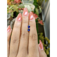 1.18&nbsp;Ct.Tw.Total Carat Weight Blue Sapphire Pair from Ceylon (Sri Lanka) Life Style