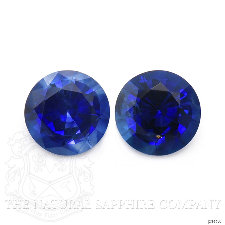 1.54 Ct.Tw. Blue Sapphire Pair from Ceylon (Sri Lanka)