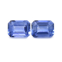 1.53&nbsp;Ct.Tw.Total Carat Weight Blue Sapphire Pair from Ceylon (Sri Lanka) Video