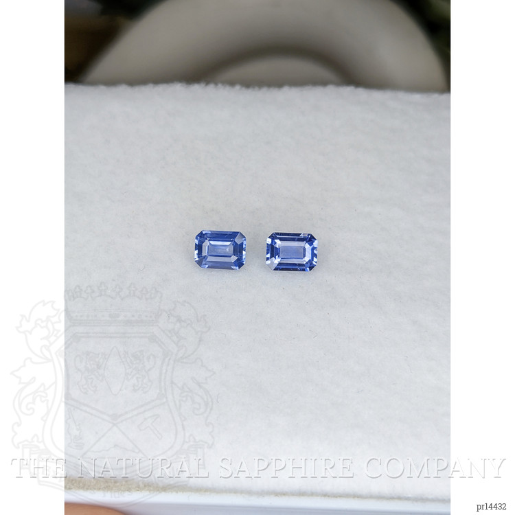 1.53 Ct.Tw. Blue Sapphire Pair from Ceylon (Sri Lanka)