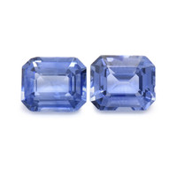 2.35&nbsp;Ct.Tw.Total Carat Weight Blue Sapphire Pair from Ceylon (Sri Lanka) Video