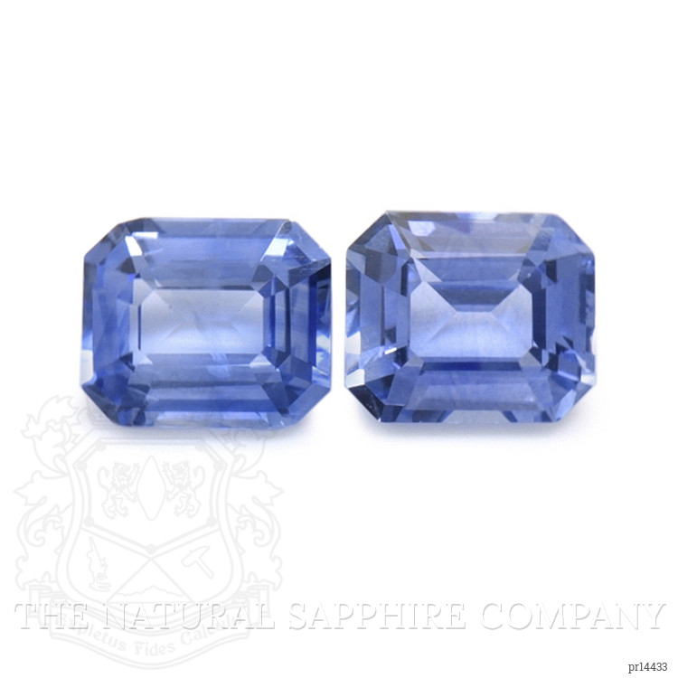 2.35 Ct.Tw. Blue Sapphire Pair from Ceylon (Sri Lanka)