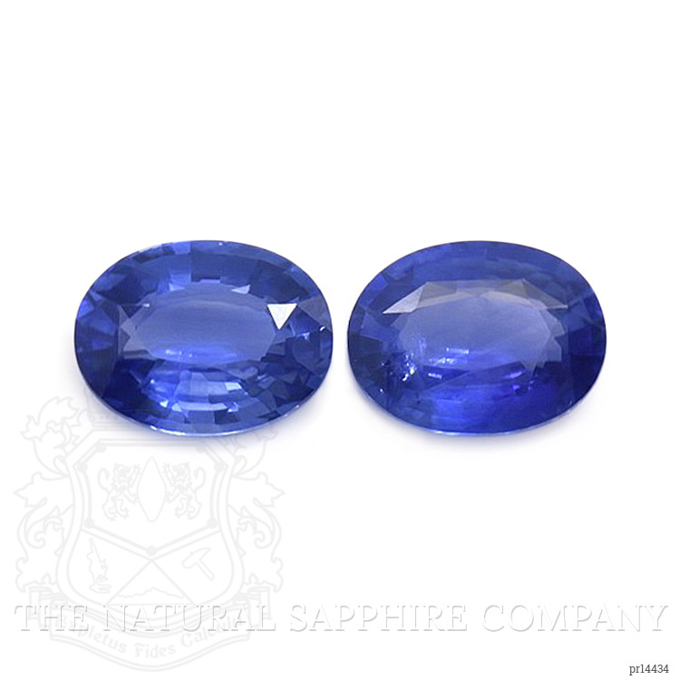 2.11 Ct.Tw. Blue Sapphire Pair from Ceylon (Sri Lanka)