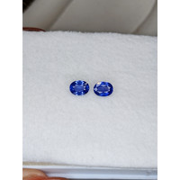 2.11&nbsp;Ct.Tw.Total Carat Weight Blue Sapphire Pair from Ceylon (Sri Lanka) Life Style