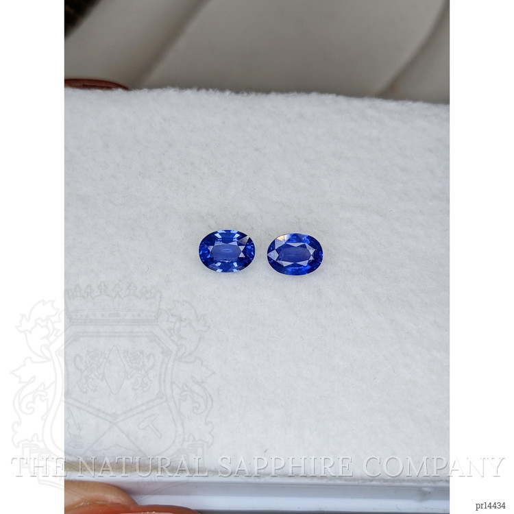2.11 Ct.Tw. Blue Sapphire Pair from Ceylon (Sri Lanka)
