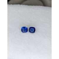 1.87&nbsp;Ct.Tw.Total Carat Weight Blue Sapphire Pair from Ceylon (Sri Lanka) Life Style