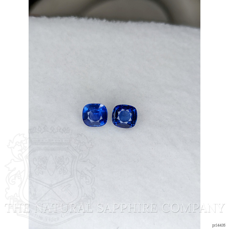 1.87 Ct.Tw. Blue Sapphire Pair from Ceylon (Sri Lanka)