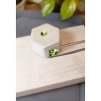 3.06&nbsp;Ct.Tw.Total Carat Weight Yellowish Green Peridot Pair from Burma (Myanmar) Life Style