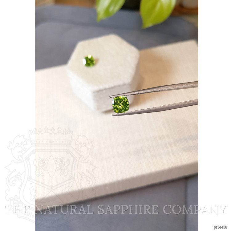 2.62 Ct.Tw. Yellowish Green Peridot Pair from Burma (Myanmar)