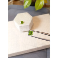 3.33&nbsp;Ct.Tw.Total Carat Weight Yellowish Green Peridot Pair from Burma (Myanmar) Life Style