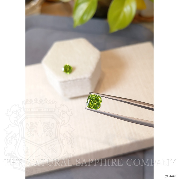 3.33 Ct.Tw. Yellowish Green Peridot Pair from Burma (Myanmar)