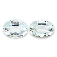 7.92&nbsp;Ct.Tw.Total Carat Weight Greenish Blue Aquamarine Pair from Brazil Video
