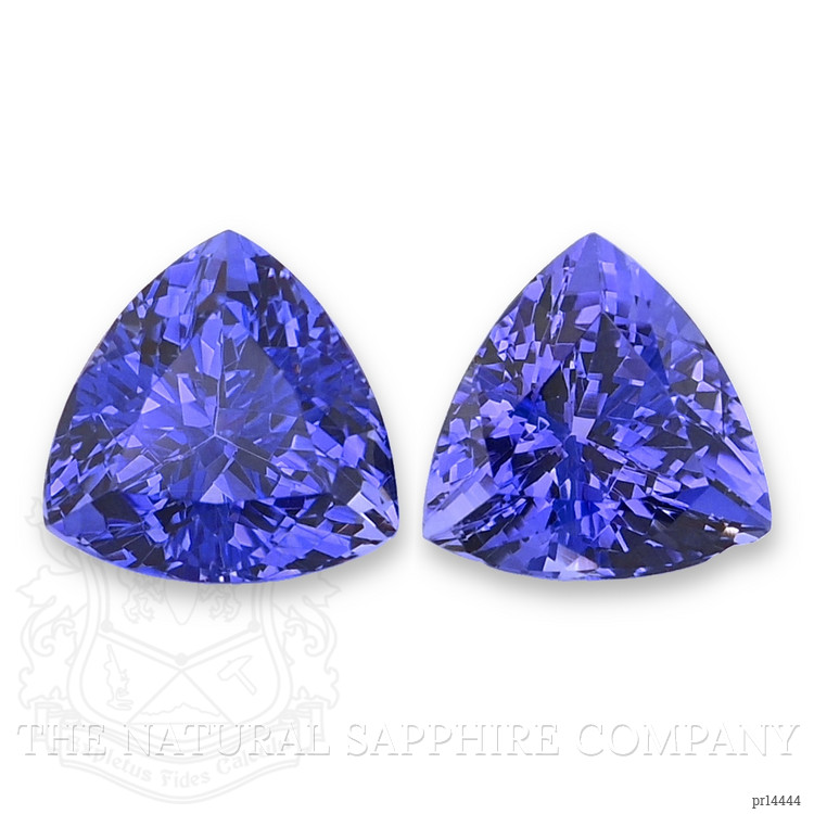 4.38 Ct.Tw. Violetish Blue Tanzanite Pair from Tanzania